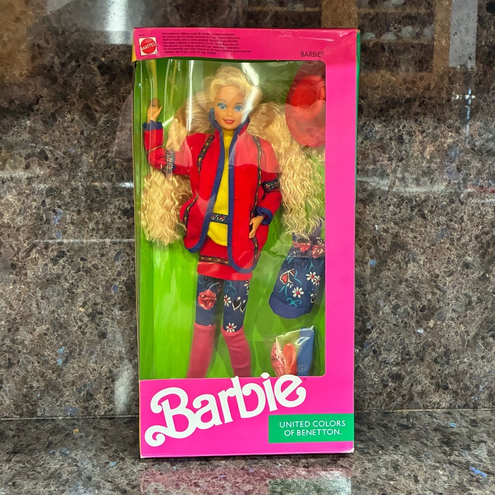 1990 NRFB Barbie United Colors Of Benetton
